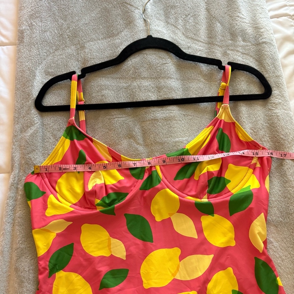 Kate Spade Women’s Pink Lemon-Print One-Piece Swimsuit - Picture 11 of 16